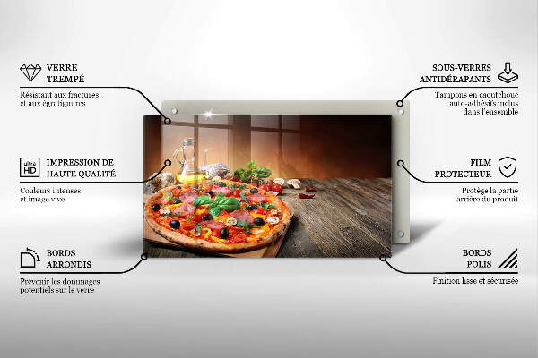 Kitchen worktop saver Italian pizza