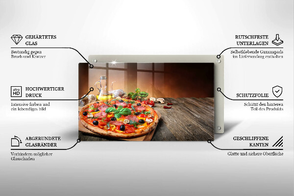 Kitchen worktop saver Italian pizza