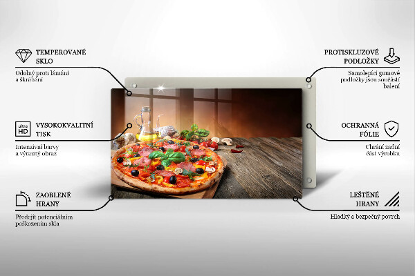Kitchen worktop saver Italian pizza