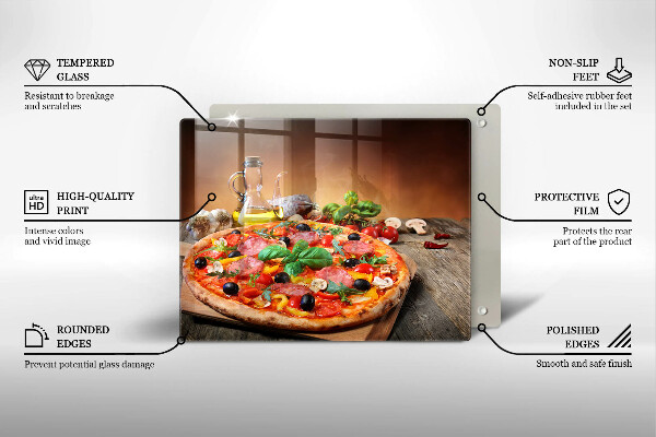 Kitchen worktop saver Italian pizza