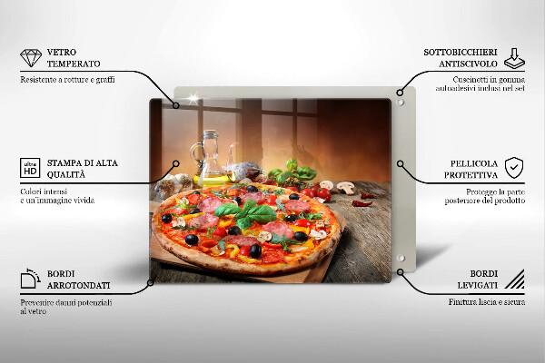 Kitchen worktop saver Italian pizza