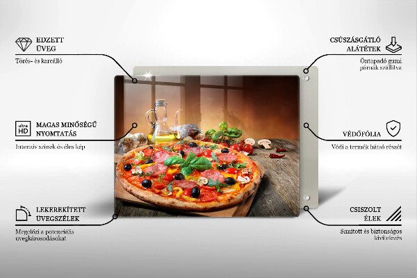 Kitchen worktop saver Italian pizza