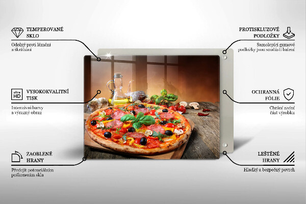 Kitchen worktop saver Italian pizza