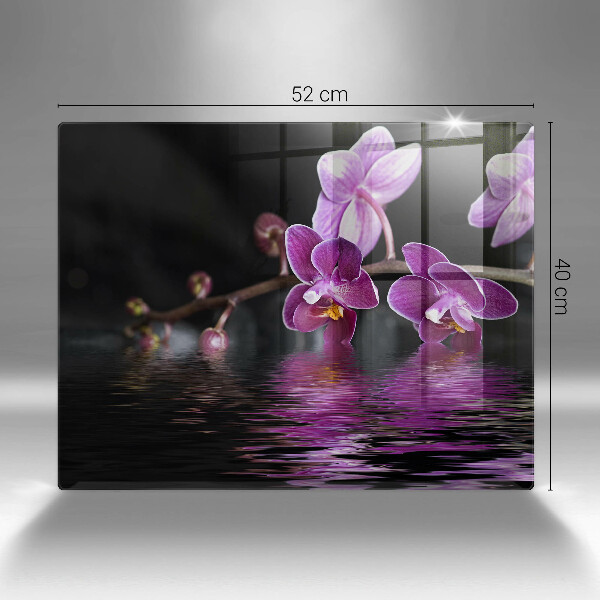 Induction hob protector Orchid Water Zen
