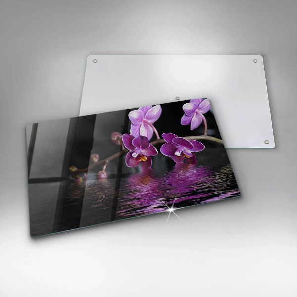 Induction hob protector Orchid Water Zen