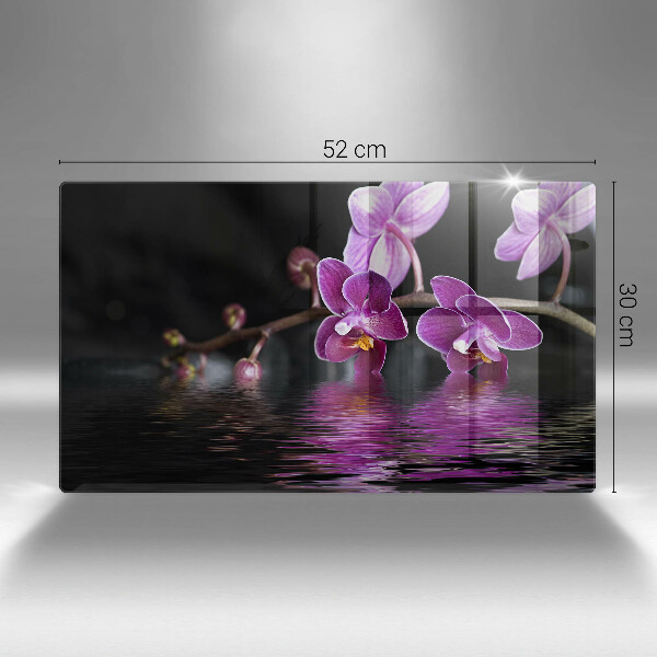 Induction hob protector Orchid Water Zen