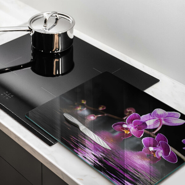 Induction hob protector Orchid Water Zen