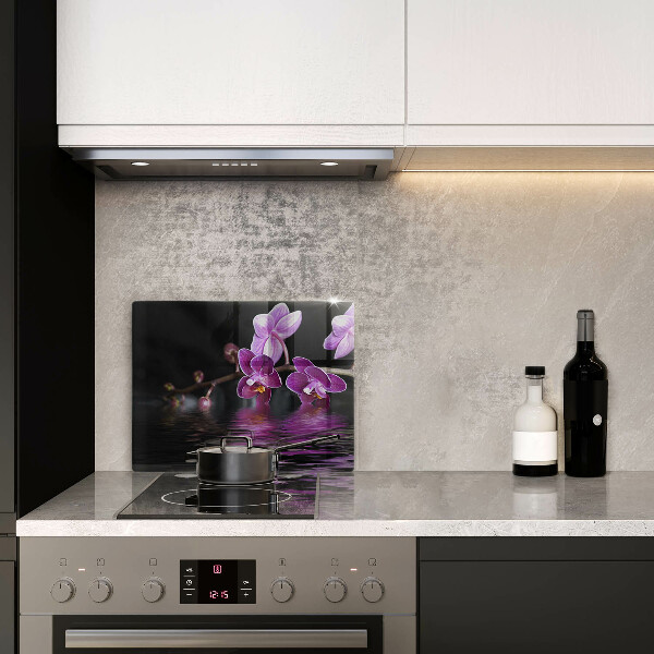 Induction hob protector Orchid Water Zen