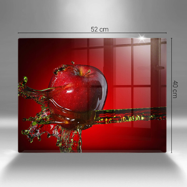 Induction hob protector Apple fruit in water