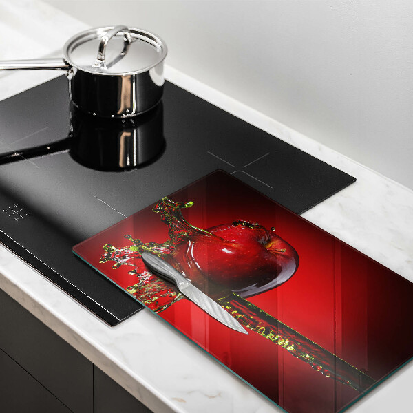 Induction hob protector Apple fruit in water