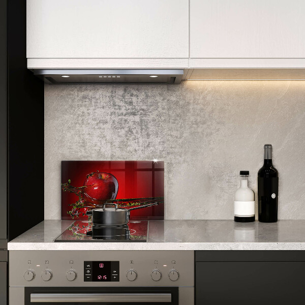 Induction hob protector Apple fruit in water