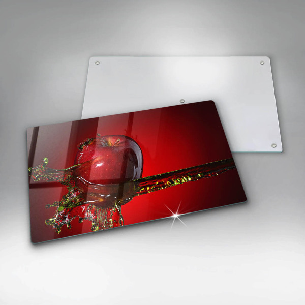 Induction hob protector Apple fruit in water