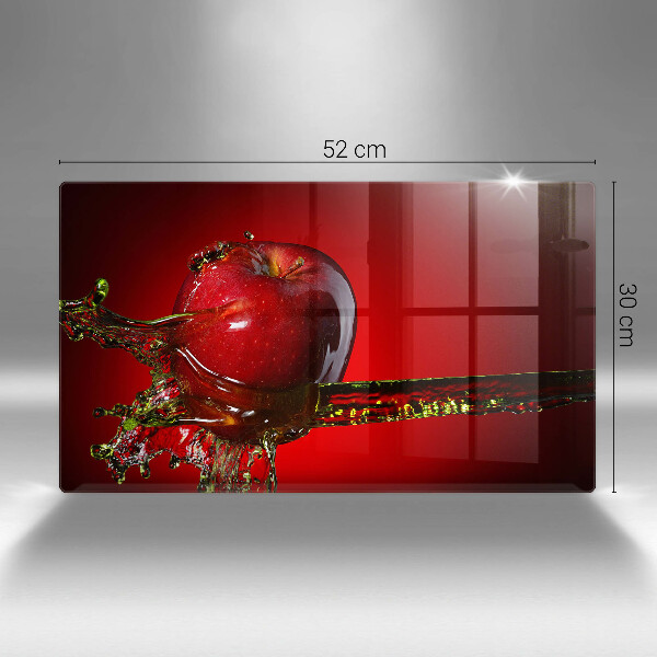 Induction hob protector Apple fruit in water