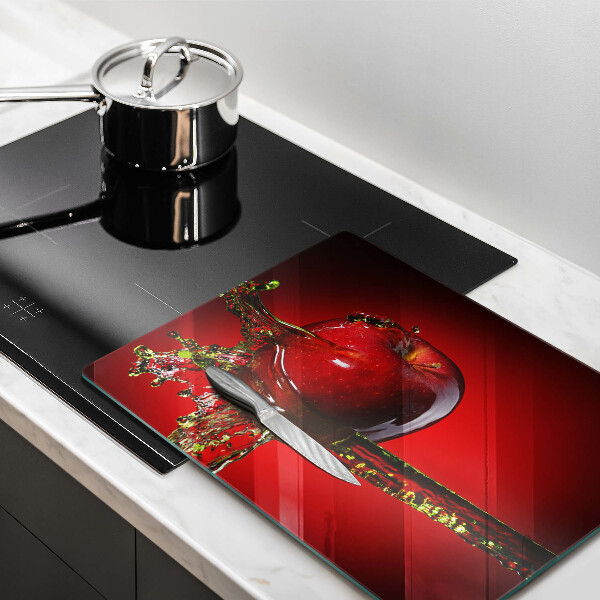 Induction hob protector Apple fruit in water