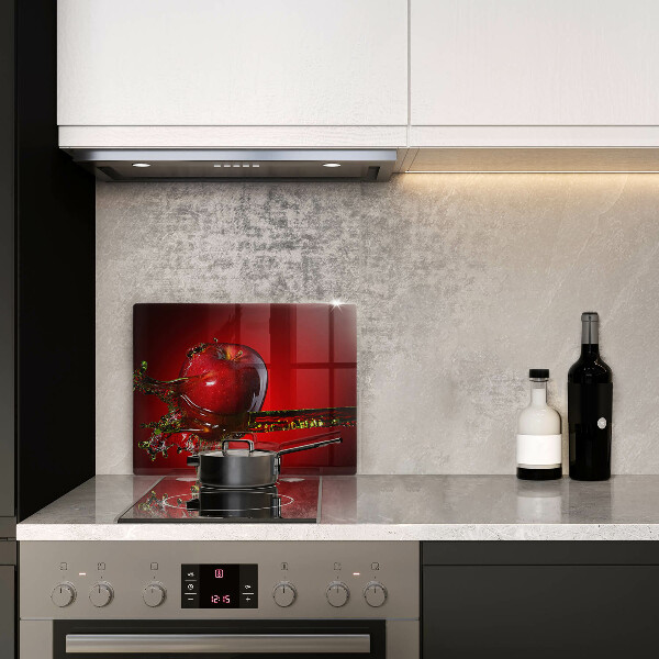 Induction hob protector Apple fruit in water