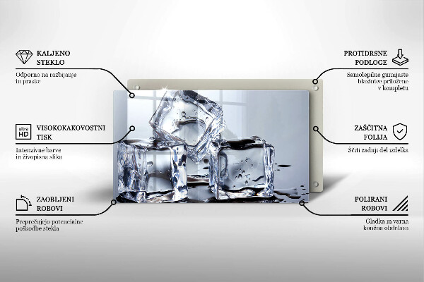 Induction hob protector Ice cubes