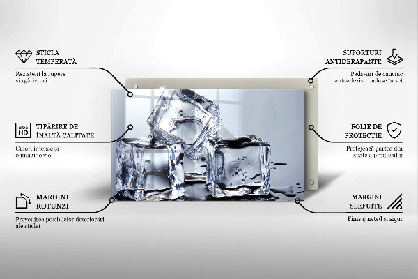 Induction hob protector Ice cubes