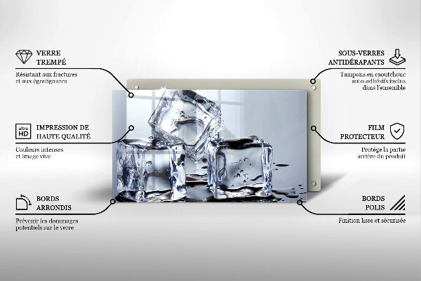 Induction hob protector Ice cubes