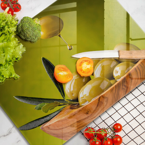 Induction hob protector Tasty olives