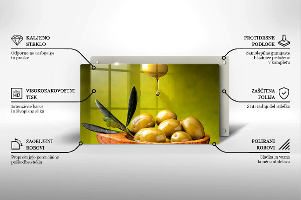 Induction hob protector Tasty olives