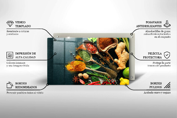 Kitchen worktop saver Kitchen spices of spoon