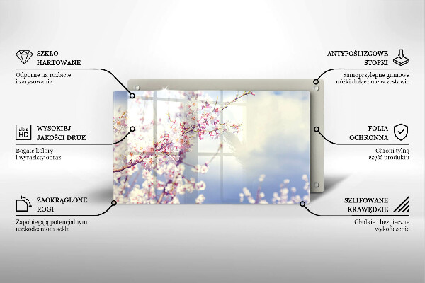 Kitchen worktop saver A blooming tree