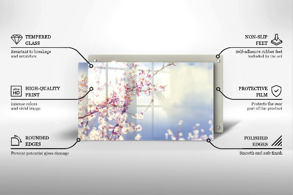 Kitchen worktop saver A blooming tree