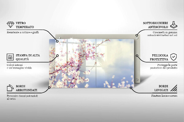 Kitchen worktop saver A blooming tree