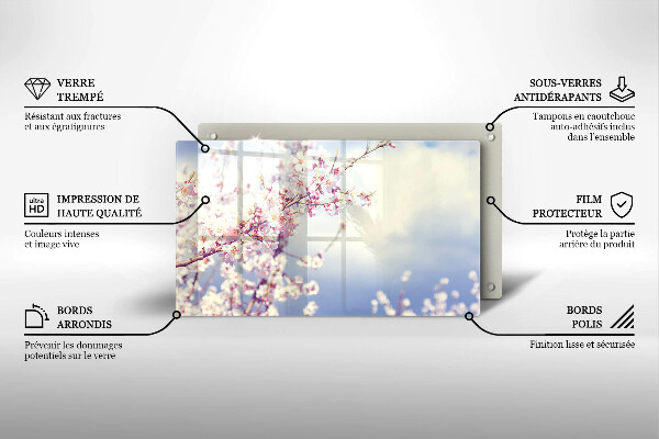 Kitchen worktop saver A blooming tree