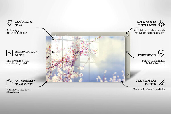 Kitchen worktop saver A blooming tree
