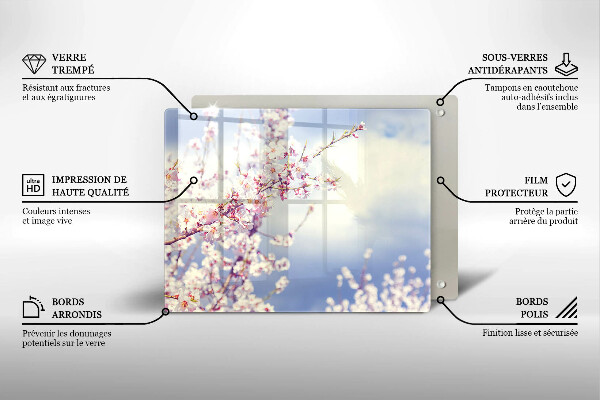 Kitchen worktop saver A blooming tree