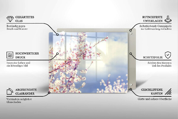 Kitchen worktop saver A blooming tree
