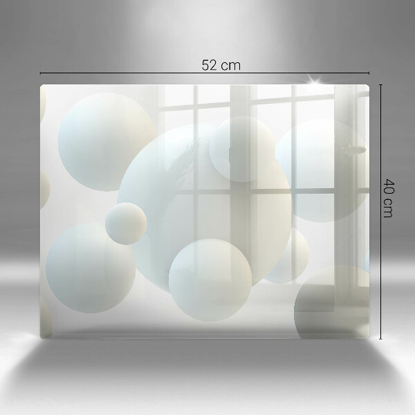 Glass worktop saver Modern 3D balls