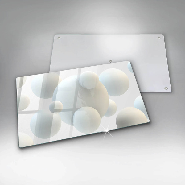 Glass worktop saver Modern 3D balls