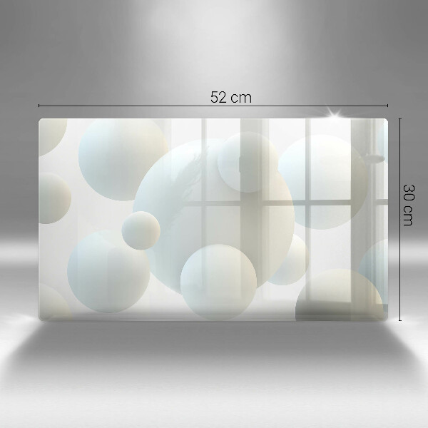 Glass worktop saver Modern 3D balls