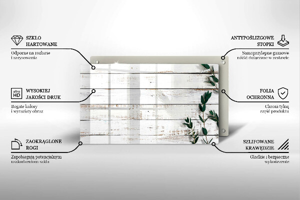 Kitchen worktop saver Old boards and leaves