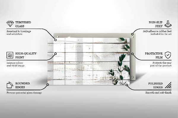 Kitchen worktop saver Old boards and leaves