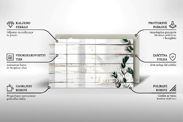 Kitchen worktop saver Old boards and leaves