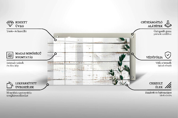 Kitchen worktop saver Old boards and leaves