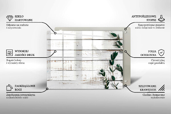 Kitchen worktop saver Old boards and leaves