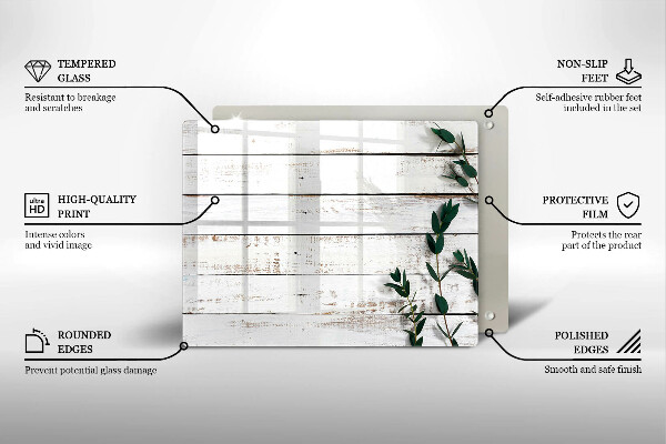 Kitchen worktop saver Old boards and leaves