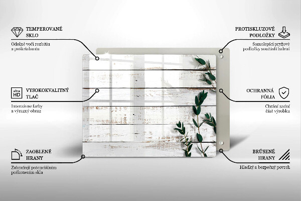 Kitchen worktop saver Old boards and leaves