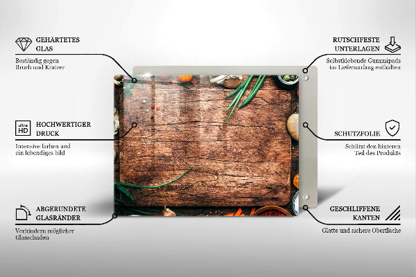 Kitchen worktop saver Wooden kitchen board