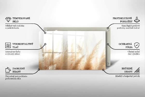 Kitchen worktop saver Pampas grass