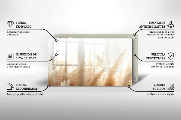 Kitchen worktop saver Pampas grass