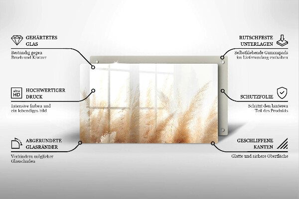 Kitchen worktop saver Pampas grass