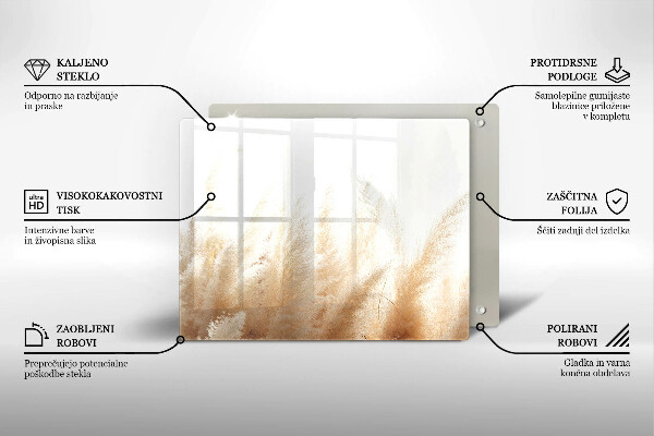 Kitchen worktop saver Pampas grass