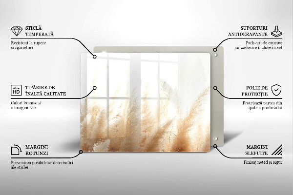 Kitchen worktop saver Pampas grass