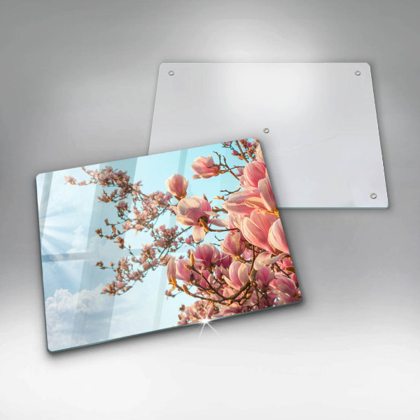 Induction hob protector Pink Flowers Tree