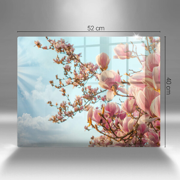 Induction hob protector Pink Flowers Tree